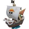 BANDAI SPIRITS One Piece Grand Ship Collection Going Merry (from TV Animation ONE PIECE) Assembled Model Kit - White/Yellow/Red/Brown/Black