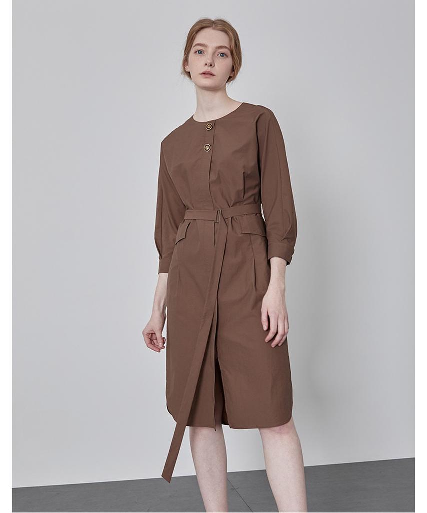 OLIVIALAUREN Belted Round Dress_Vocoayf7341
