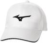Golf Runbird Tour Free Size [Mizuno] Cap, Logo, Specification, Cotton, Hat, E2MW2A07, Men's, White/Black,