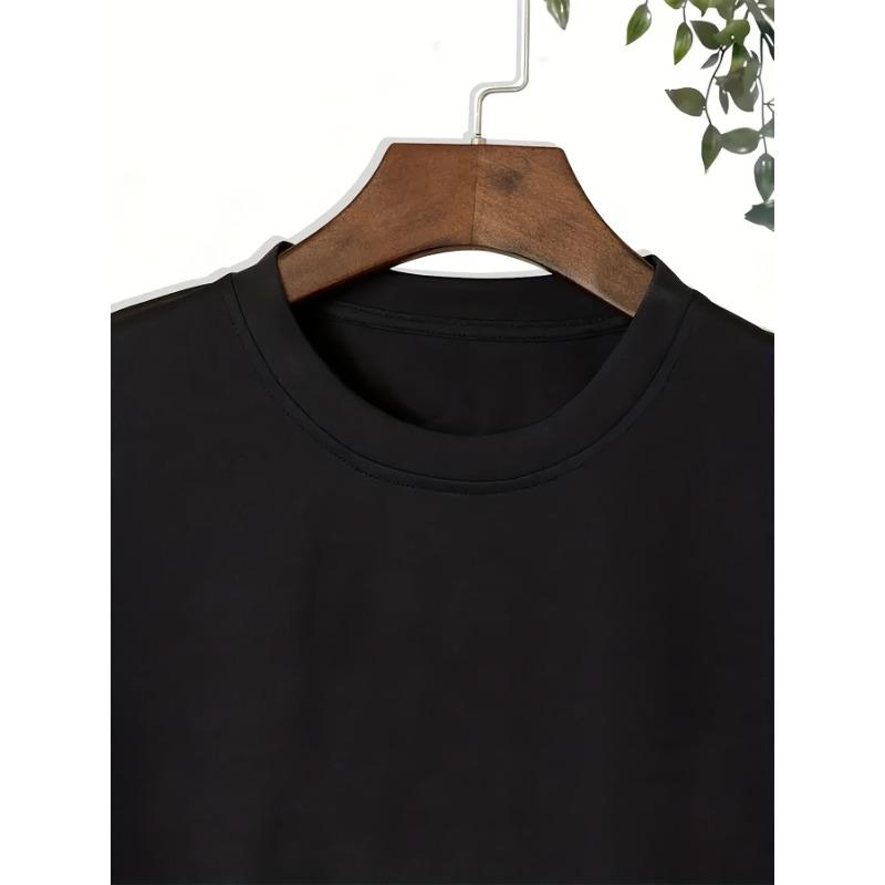 European Size Hunting Season Print T Shirt, Tees For Men, Casual Short Sleeve T-shirt For Summer