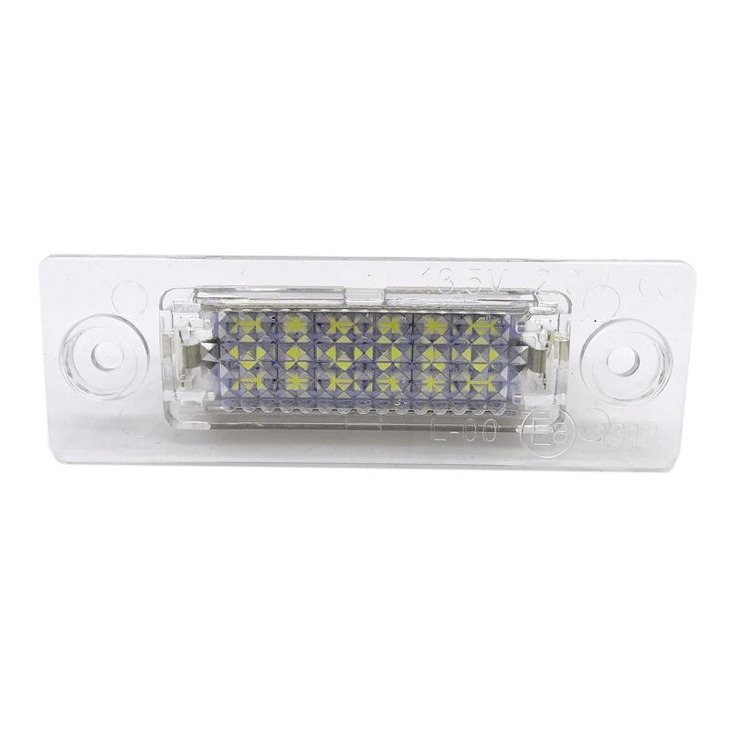 Number Plate Lamp Car License Plate Lights 18 LED Super Bright No Error for VW Touran Golf Caddy Jetta MK5 T5 Passat Cimousint