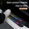 CSB1 4Pcs Car Door Threshold Strips Protector Sticker For Mercedes Benz AMG Brabus Smart W204 GLC CLA W205 W203 W206 Auto Accessories