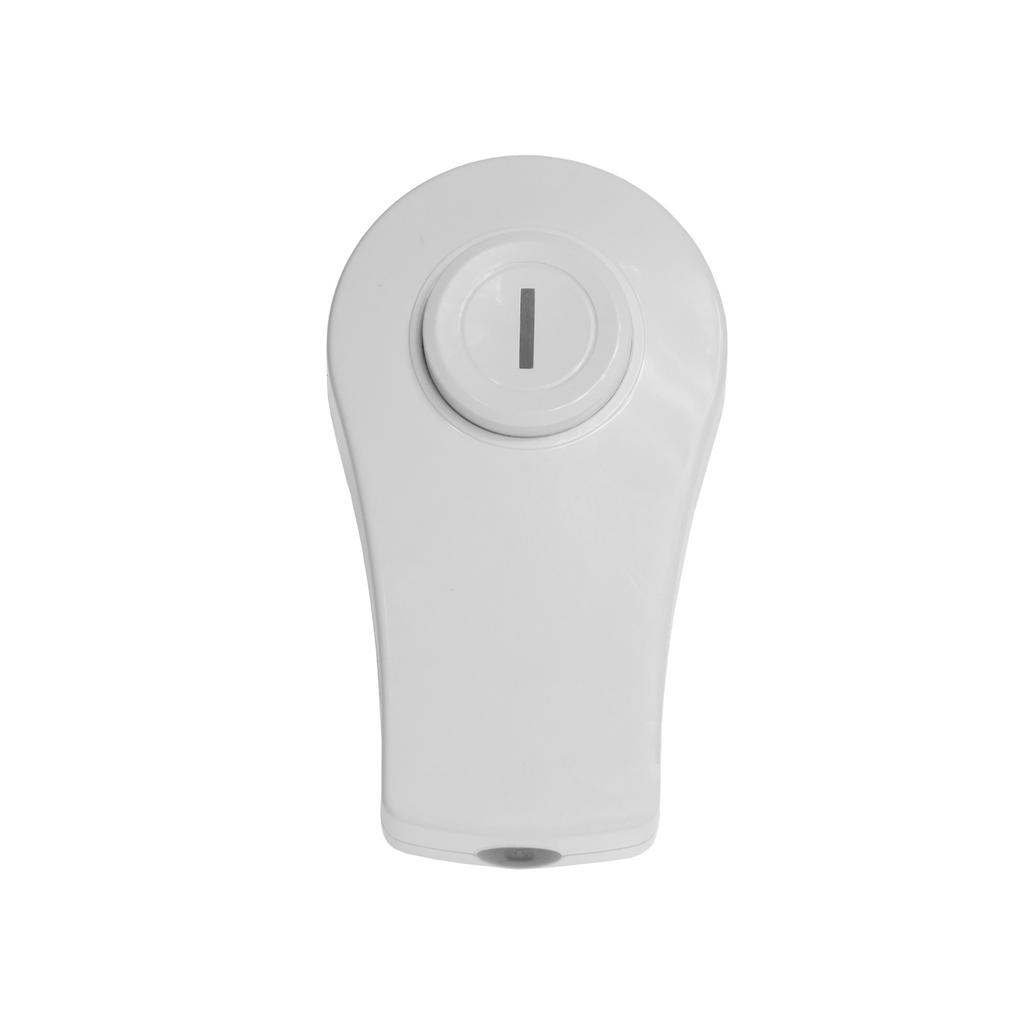 Angled Uni-Schuko Plug With Illuminated Switch, Detachable