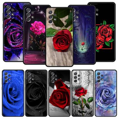 Blume Rote Rosen Coole Handyhülle für Samsung A51 A71 A21S A12 A11 A15 A25 A31 A41 A52 A32 A23 A33 A53 A73 A03S A05S A13 5G Hülle