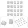 20 Piezas Anillo de Goma para Tubería de Válvula R410 111111111111 Tubo de Llenado Junta de Sellado de Plástico Para Aire Acondicionado Refrigerador