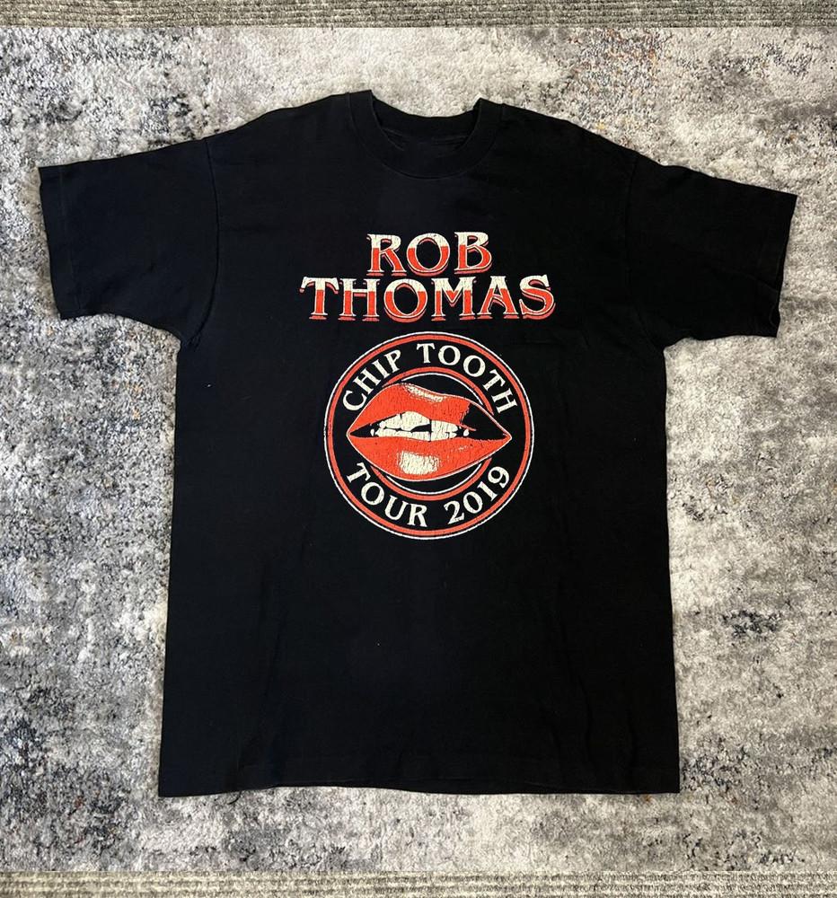 Nouveau Rob Thomas Chip Tooth Tour 2019 Cadeau Pour les Fans T-shirt Unisexe S-5Xl Ss1988