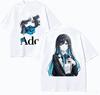 Ado Anime Lover T-shirt Harajuku Cotton New Model High Street Oversized Unisex Short Couples Streetwear Soft Breathable Gift Tee