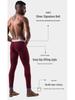 Slim Fit-Leggings mit mittlerer Taille für Herren: Dünne Neun-Punkt-Herbst-/Winterhose aus Baumwolle