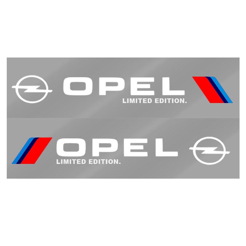 2 szt. Naklejki Dekoracyjne na Karoserię Samochodu Drzwi Spersonalizowane Sportowe Naklejki 3D Dla Opel Astra H G J Insignia Mokka Zafira Corsa Vectra B C D
