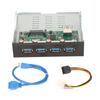 Front Panel USB 3.1 Hub 3.25in 10Gbps 4 Downstream Ports 1 Uplink Port Desktop Computer Front Panel