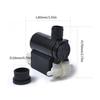 Windshield Washer Pump Outlet Windshield Windscreen Washer Pump Windscreen Cleaning Tank Motor Sturdy Car Windshield Cleaner