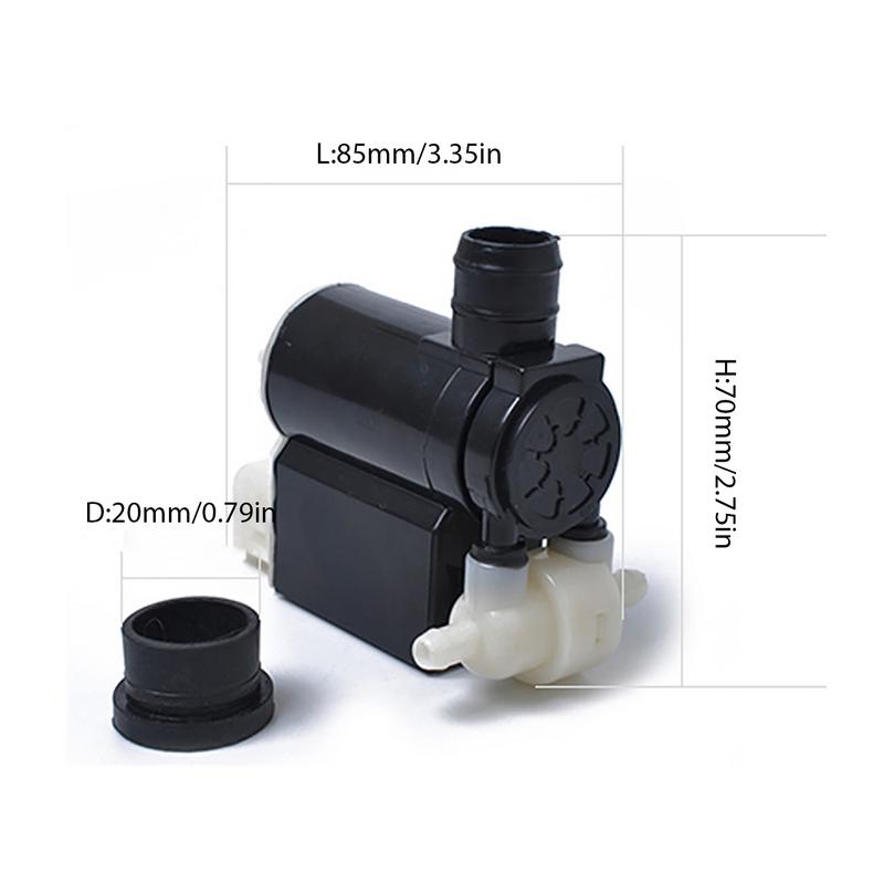 Windshield Washer Pump Outlet Windshield Windscreen Washer Pump Windscreen Cleaning Tank Motor Sturdy Car Windshield Cleaner