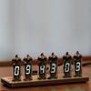 Nixie Tube Table Clock Digital Desk Watch Aesthetic Luxury Vacuum Tubes Tabletop Clocks Modern Decorative Silent Desktop Watches
