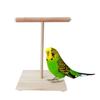 Jucărie din lemn pentru biban pentru biban T Stand Antrenament pentru păsări Jucării pentru slefuit labei pentru animale de companie Cușcă pentru căptușeală Cuib Platformă de joacă Accesorii pentru păsări