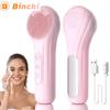 Sonic IPX7 Waterproof Facial Cleansing Brush Deep Pore Cleaner Vibration Massager for Skin Care Exfoliator Scrubber