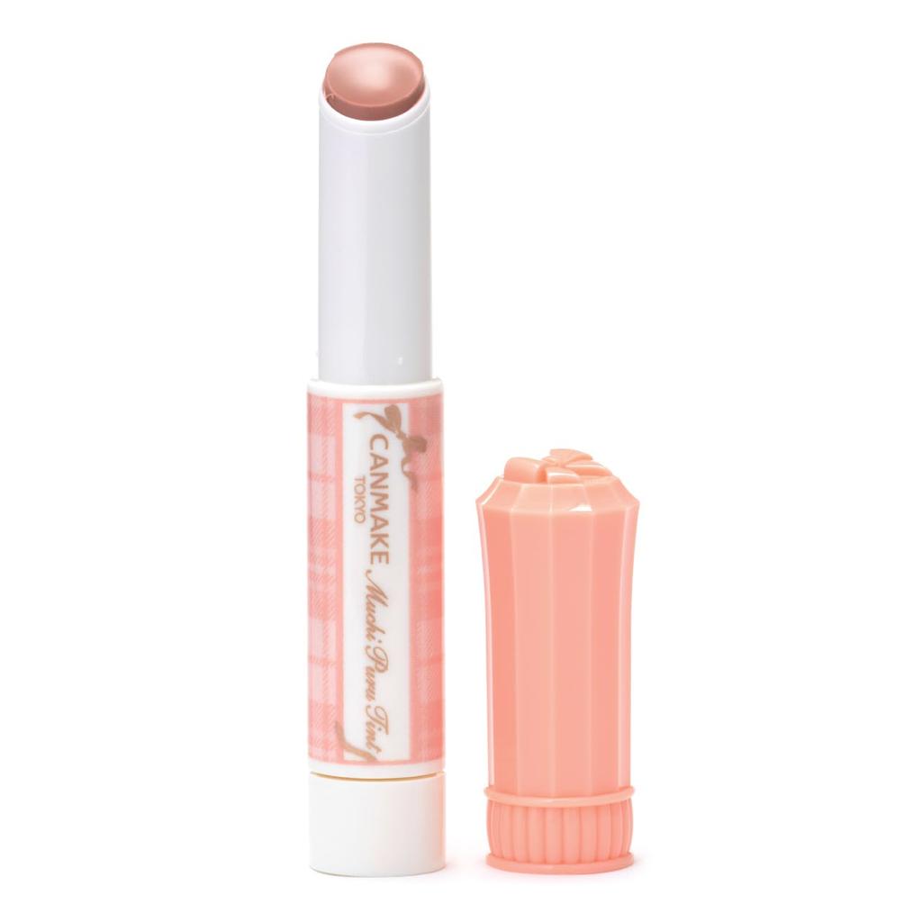 CANMAKE Mochipuru Tint 07 Fruit Aur  : Volumizing Glossy Lip Tint with Refreshing Milky Coral