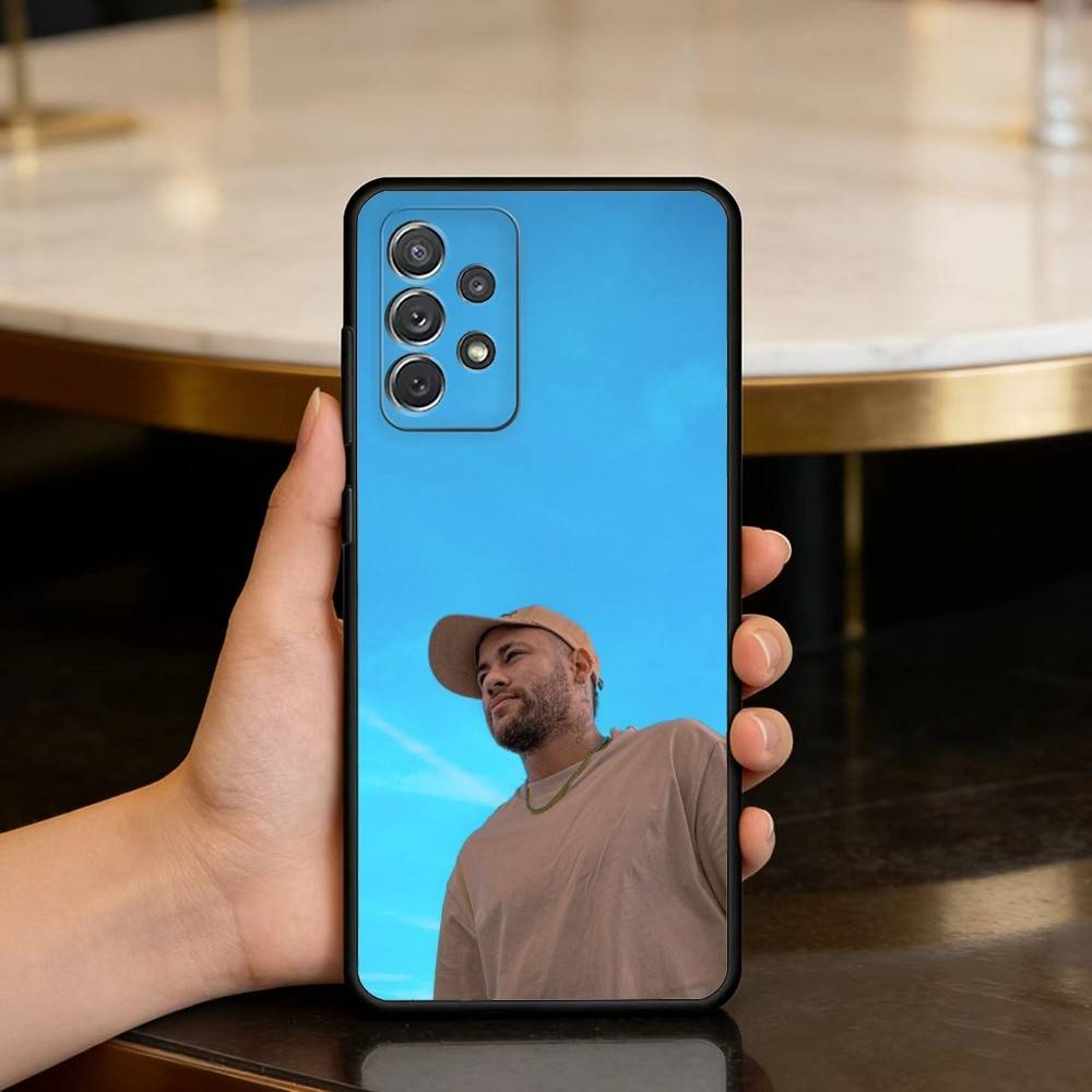 Football For N-NeYmAR-R 10 Phone Case For Samsung Galaxy A73,A72,A71,A70,A53,A52,A51,Soft Silicone Black Cover