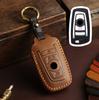 Leather Car Key Fob Case Cover For For Bmw 1 3 5 7 Series X1 X3 X4 X5 F10 F15 F16 F20 F30 F18 F25 M3 M4 E34 Keychain Accessories