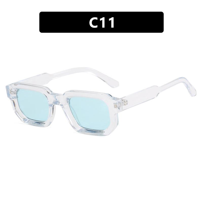 Sonnenbrillen für Herren, Vintage, rechteckiger Rahmen, modische Retro-Sonnenbrille, Luxusmarkendesign, UV400-Schutz, Brillen, Damenbrillen