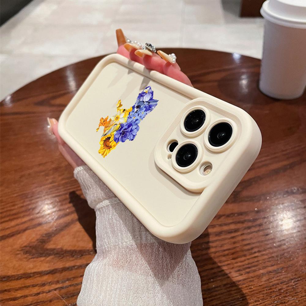 N99 Map Dove Design Soft Angel Eyes Phone Cases for iPhone 16 15 14 13 11 Pro Max 8 7 6s Plus 12 Mini XR XS Max SE Shockproof Cover