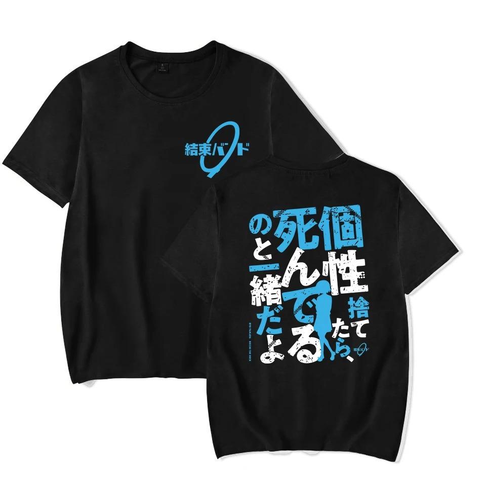 Comfortable Hip Hop Pattern Short Sleeve TShirt Classic Special Edition Bocchi the Rock Gotou Hitori Manga Anime TShirt