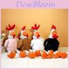 Cuddly Chicken Run Plush Toy Soft Cartoon Animals Pets Chewing Doll