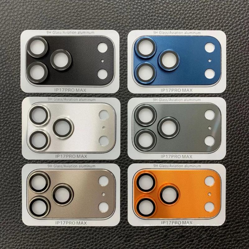 1 Set Ultra HD Full Kameralins Härdat Glas Skyddsfilm För IPhone 17 Pro Max Robust Metallskal Anti-repor Tillbehör