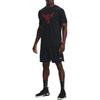 Under Armour Project Rock Brahma Bull Print Short Sleeve T-Shirt Men Tops Black 1371214-001