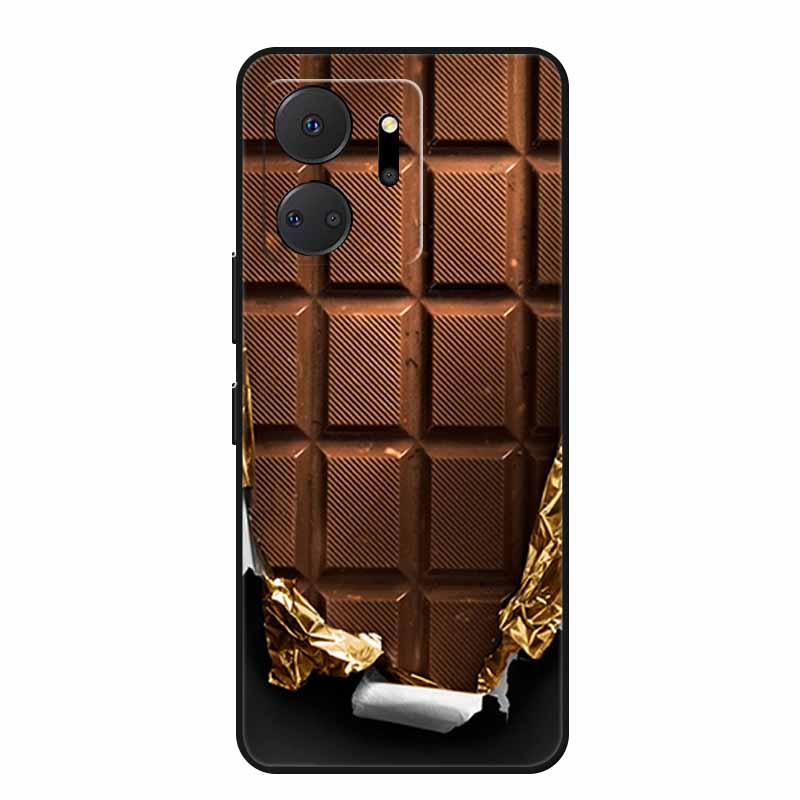 Phone Case For Honor X7a Back Cover Case X 7 a Coque Shockproof Black Silicone Soft Funda For Honor Play 7T 7 T Case Play7T Capa
