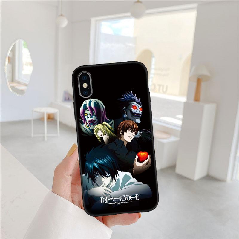 CJ32 Death Note Ryuk kira Soft Shell Phone Case for Xiaomi Poco C40 C50 C51 C55 C65 C71 C75 F3 F5 F6 F7 M2 M3 Pro Ultra
