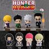 10cm 6pcs Set Anime Hunter X Hunter Gon·Freecss Killua Zoldyck Kurapika Action Figures Mini Model Doll Car Accessories Toy Gift