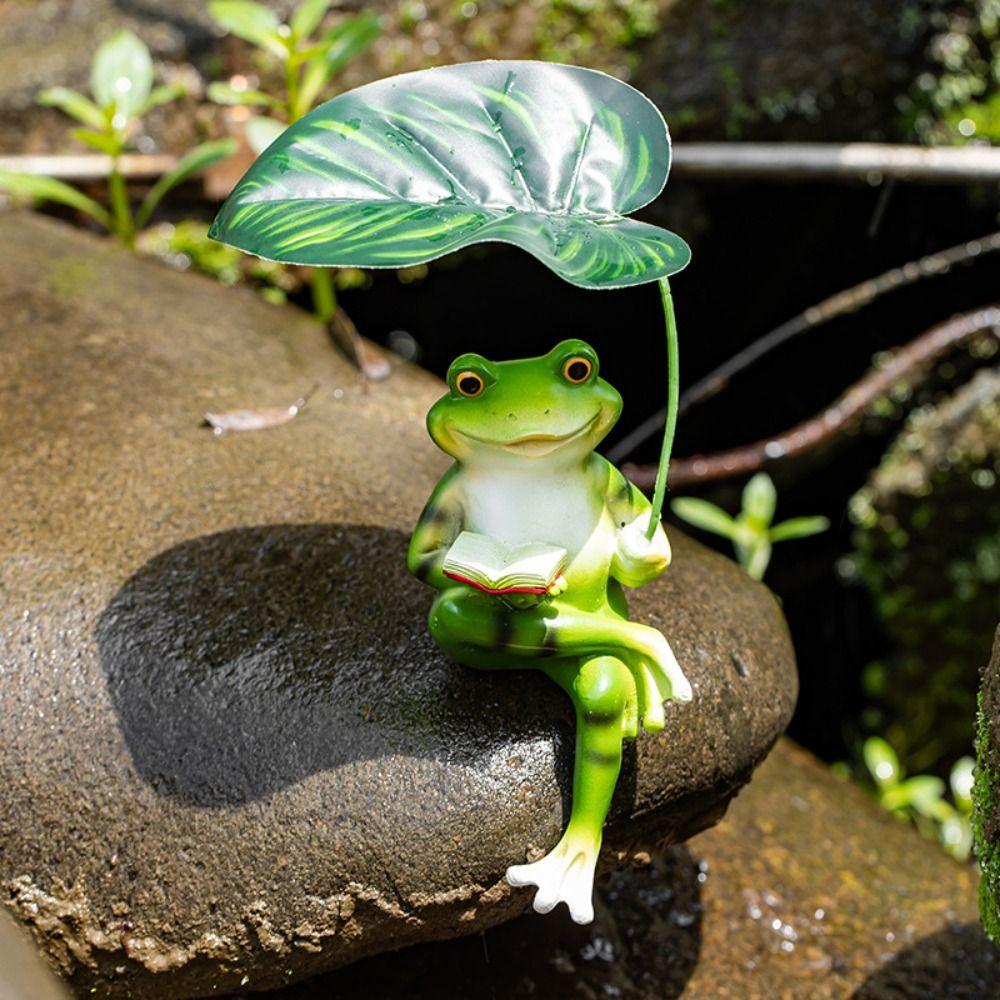 Hanging Decorative Frog Decorative Ornaments  Garden Outdoor Yard Fish Tank Decor