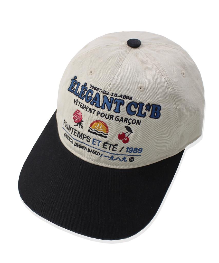 CONICHIWA bonjour Elegant Cap (Ivory/Black)