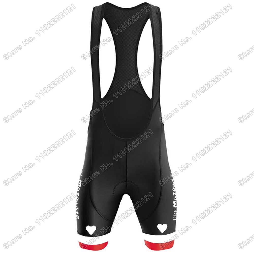 Team Mazowsze Serce Polski Cycling Jersey 2023 Poland Champion Set Men Cycling Clothing Road Bike Shirts Suit Bicycle Pants