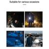 Outdoor Strong Light Flashlight Super Bright Home Portable Charging Multi Functional Mini LED Long Range Warning Camping Torch