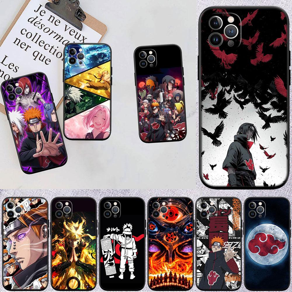 PP46 Naruto Akatsuki Soft Shell Phone Case for Redmi Note 8 9 Pro Max 9S 9T 9C NFC 8T 8A 10A A4