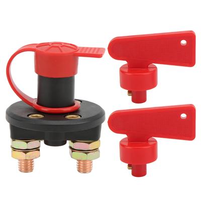 Car Battery Disconnect Switch Cut Off Power Kill Isolator Set Kit for Vehicle Boat DC 12V?24V
