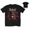 Slipknot Ανδρικό T-Shirt με Κοντό Μανίκι The Gray Chapter Star, Μαύρο, Μικρό