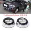 Per Mitsubishi Outlander 2010 2011 2012 Auto ABS Cromo Paraurti Anteriore Fendinebbia Copertura Lampada Cornice Guscio Cofano