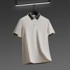 Men's Business Casual Short Sleeved Shirt Solid Color Polo Shirt Fashionable Breathable Comfortable Versatile Top