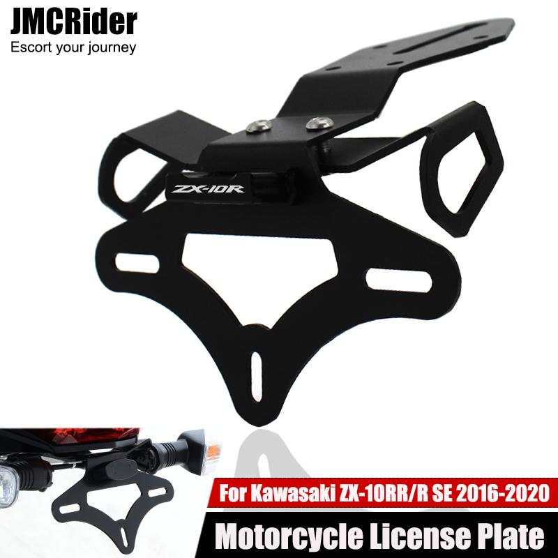 For Kawasaki Ninja ZX-10R ZX10R ZX 10R/10RR SE - Rear Registration Bracket Linse Plate Holder Frame Tail Tidy LED