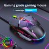 Kabelová herní myš USB myš Herní RGB herní myš 6tlačítková LED tichá myš pro PC přenosný počítač HMM