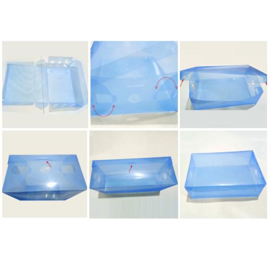 Transparent Dust-proof Stackable Drawer Shoes Storage Box Container Organizer