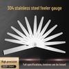 Fishman Stainless Steel Feeler Gauge Set, 0.01-5.0mm Thickness, Thin Gauge for Valve Measurement with Scale