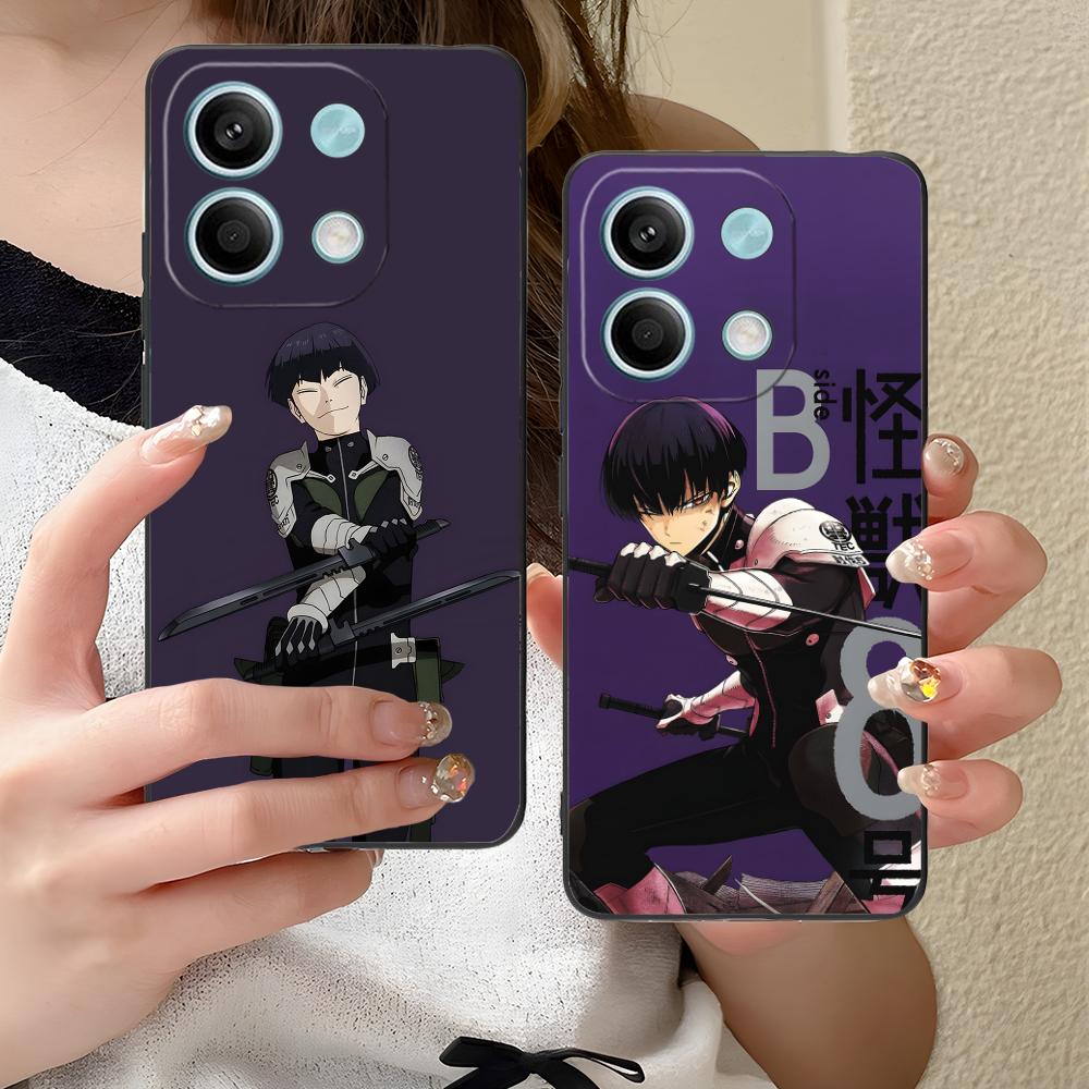 Kaiju No.8 Hoshina Soshiro Handyhülle für Xiaomi Redmi 15 14 13 12 A5 3 2 1 C Plus 4G 5G Bunte Druckabdeckung Cover Luxus
