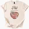 Pho Vietnamese Beef Noodle Soup Graphic T Shirt Cute Food Bowl Illustration Asian Cuisine Top Unique Pho Lover Gift Tee