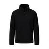 Men's European-Size Versatile Fleece Hoodie - Stand Collar, Half Zip, Long Sleeve, Autumn/Winter