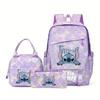 Rucsac Nou Stitch pentru Elevi pentru Începutul Sezonului Școlar, Ușor și Reduce Sarcina, Rucsac cu Capacitate Mare pentru Băieți și Fete din Clasele 1-6
