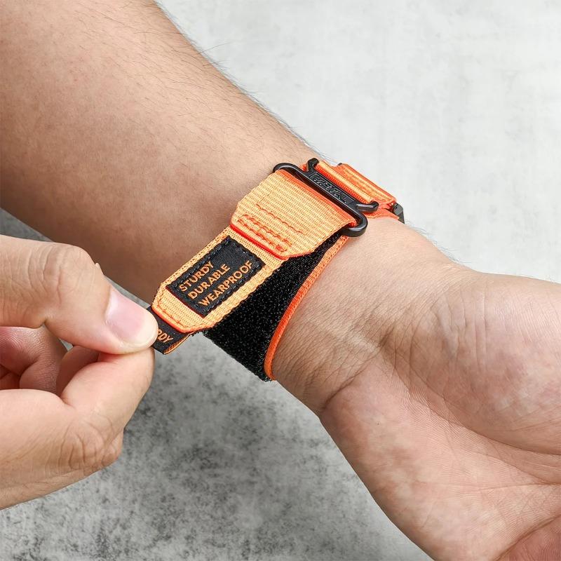 No Gaps Nylon Strap for Samsung Galaxy Watch 6 Classic 43mm 47mm 7 6 5 4 40mm 44mm Sports Bracelet for Galaxy Watch 5Pro 45mm Band