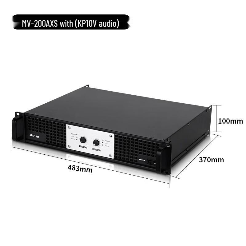 SAST MV-200AXS Professional Pure Power Amplifier CN Plug (adapter Included) (CN Version)